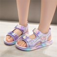 thumbnail image 6 of MZXELPRJD Girls Size 12 Sandals Girls Leather Sandals Black Dance Shoes Black Jazz Shoes Boys Size 13 Shoes Toddler Shoes Girl Princess Tutu Purple 5-5.5 Years, 6 of 8