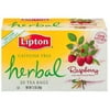 Lipton Beverage: Herbal Tea Raspberry Caffeine Free Tea Bags, 20 ct