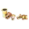 thumbnail image 3 of Juego de tuercas de remachado ciego, accesorios de Hardware de grano Vertical de acero Zinc chapado en Color, 300 Uds., 3 of 8