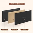 thumbnail image 5 of Afuhokles TV Stand up to 75 Inch TV with LED Light and Charging Station, 63" Entertainment Center Industrial TV Console Table with 6 Fabric Drawers and Open Shelves for Living Room, Black, 5 of 9