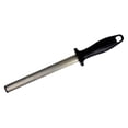 thumbnail image 1 of Diamond Carbon Steel Sharpener Rod Honing Steel 12 Inch Rod with Ergonomic Rubber Handle, 1 of 8