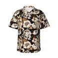 thumbnail image 2 of Goofa Retro Hydrangeas Hawaiian Shirt for Men, Unisex Summer Beach Casual Short Sleeve Button Down Shirts,Aloha Tropical Floral print shirt-Large, 2 of 9