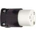 thumbnail image 2 of Eaton Wiring Devices 5269 Eagle Electrical Connector, 2 -Pole, 15 A, 125 V, NEMA: NEMA 5-15, Black/White, 2 of 2