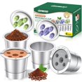 thumbnail image 1 of Cápsulas de café reutilizables CAPMESSO para Keurig con 5 orificios (paquete de 4), 1 of 8