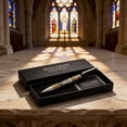 thumbnail image 4 of Commemorative Pen Stainless Steel Writing Instrument | Engraved Collectible Ballpoint Pen | Keepsake Gift for Journaling, Signing, and Daily Reflection | Home Office Desk Accessory, 4 of 5