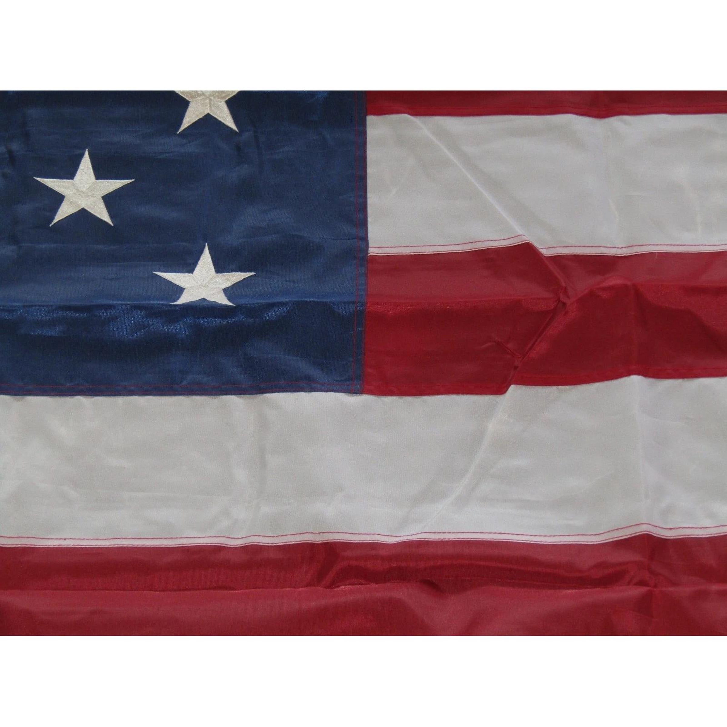 6x10 Ft American Flag USA Embroidered Nylon Stars Sewn Stripes US Large Deluxe