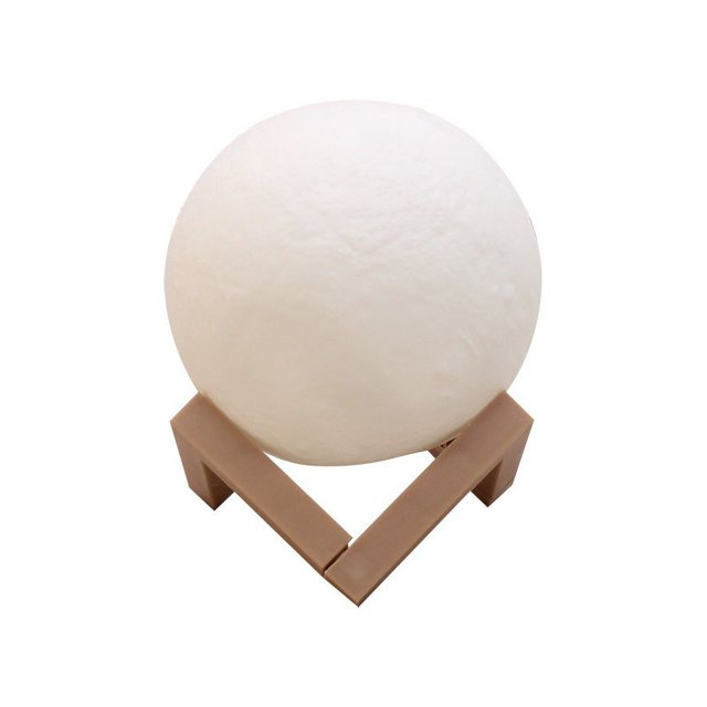 Lámpara de Luna Recargable para niños Adultos de 15 cm, Luces de Luna 3D para Dormitorio, Adecuadas como Luces Nocturnas, Paquete de Material de Pintura DIY