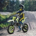 thumbnail image 5 of Seipouy 49cc Dirt Bike,Dirt Bike for Kids,Gas Power 2-Stroke Kids Dirt Bikes Mini Bike Gas Powe Off Road Trail Bike Gas-Power Motocross Off-Road Conditions, 5 of 9