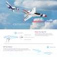 thumbnail image 3 of Juguetes De Vuelo Helicópteros Radiocontrol WLtoys A200 Avión RC de espuma EPP de ala fija 2 canales 2.4GHz Avión planeador Tmvgtek libre de BPA, 3 of 6