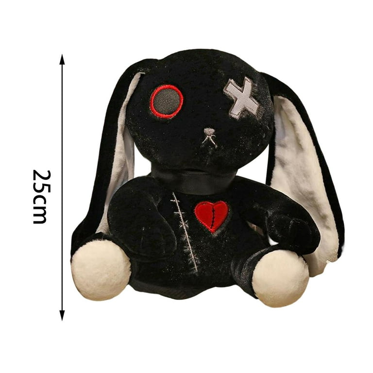 Gothic Bunny Plush Cute Lolita Bunny Plush in 2 Colors