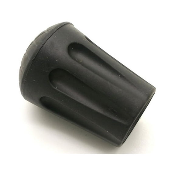Black Replacement Rubber Tips for Trekking Poles Heavy Duty Thickened Set of 4 Plastic Tip