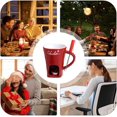 thumbnail image 4 of Tea Candle Fondue Set - Chocolate Fondue Mug Set - Chocolate Melting Mug Use The Included Tea Light Candles To Heat And Create A Cozy Atmosphere While Keeping The Hot Pot Warm, 4 of 8