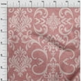 thumbnail image 3 of oneOone Viscose Jersey Medium Pink Fabric Damask Sewing Fabric By The Yard Printed Diy Clothing Sewing Supplies 60 Inch Wide, 3 of 4