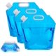 thumbnail image 1 of Bolsa contenedor tanque de agua plegable, 3 paquetes x 5L, mochilero, Camping, senderismo, Picnic, barbacoa, huracán, inundación, terremoto, emergencias, 1 of 5