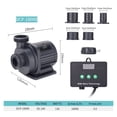 thumbnail image 2 of Pompe DC DC Series Pompe Sinusoïdale pour Aquarium Pompe à Eau Silencieuse Eau de Mer Douce Adaptée pour Pompe Submersible, Performance de Filtration Incroyable, 2 of 6