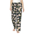 thumbnail image 1 of Balery Flowers Pantalones de pijama para mujer, pijamas ultraligeros, pantalones de estar por casa-Small, 1 of 6