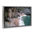 thumbnail image 4 of Stupell Industries Tropical Waterfall Cliffs Coastal Painting Gray Floater Framed Canvas Art Print Wall Art, 31 x 21, 4 of 10