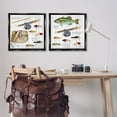 thumbnail image 3 of Stupell Industries Vintage Fishing Gear Sports Painting Black Floater Framed Canvas Art Print Wall Art, 25 x 25, Set of 2, 3 of 10