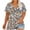 HA, variant on Horkkom Plus Size Tunic Tops for Women Floral Print V Neck Short Sleeve Shirts Summer Casual Loose Blouses XL-5XL
