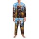 thumbnail image 3 of Fotbe Snowy Mountain Photography Bear Pijama de Hombre con Estampado de Manga Larga, Conjunto de 2 Piezas, Ropa de Dormir Suave y Cómoda con Bolsillos-X-Large, 3 of 7