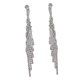 thumbnail image 4 of Colección de joyas de pendientes colgantes, elegantes pendientes colgantes para compromiso 9cmx1.2cm, 4 of 9