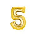 thumbnail image 1 of Globo Metalizado Gigante Forma de Numero 76 cm Celebraciones dorado, 1 of 2