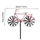 thumbnail image 3 of HWRETIE Molino de viento de metal con arte de hierro,decoración de jardín,molino de viento de bicicleta giratorio rojo,escultura decorativa de metal para patio al aire libre, 3 of 6