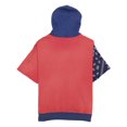thumbnail image 6 of Polo Ralph Lauren Men's Short Sleeve Patchwork Fleece Hoodie (XLarge, Red/Blue), 6 of 6