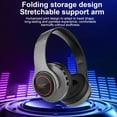 thumbnail image 4 of Bluetooth 5.0 Over-Ear Headphones, 8Hrs Talk Time, 400mAh Battery, Foldable & Adjustable, Stereo Sound, for Mobile Computer, 4 of 9