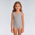 thumbnail image 3 of Gyujnb Sleeveless Swimsuit with Stripd and Cherry Print Cute Swimwear (Baby, Little Girls),2-3 Years, 3 of 4