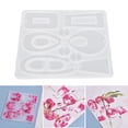 thumbnail image 3 of Resin Jewelry Making Kit, Jewelry Silicone  , Irregular Pendant Style Reusable And Durable For DIY Earring DIY Hand-Made Craft, 3 of 8