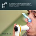 thumbnail image 4 of HWZWT Padded Nose Clips - Stops Nosebleeds Fast - for Use in Spirometry Testing and Breathing Treatments - Universal Fit - Disposable - Blue, Pack of 10, 4 of 4