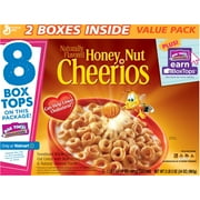 Honey Nut Cheerios Cereal, 17 oz, (Pack of 2)