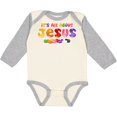thumbnail image 3 of Inktastic Jelly Bean Jesus Boys or Girls Long Sleeve Baby Bodysuit, 3 of 5