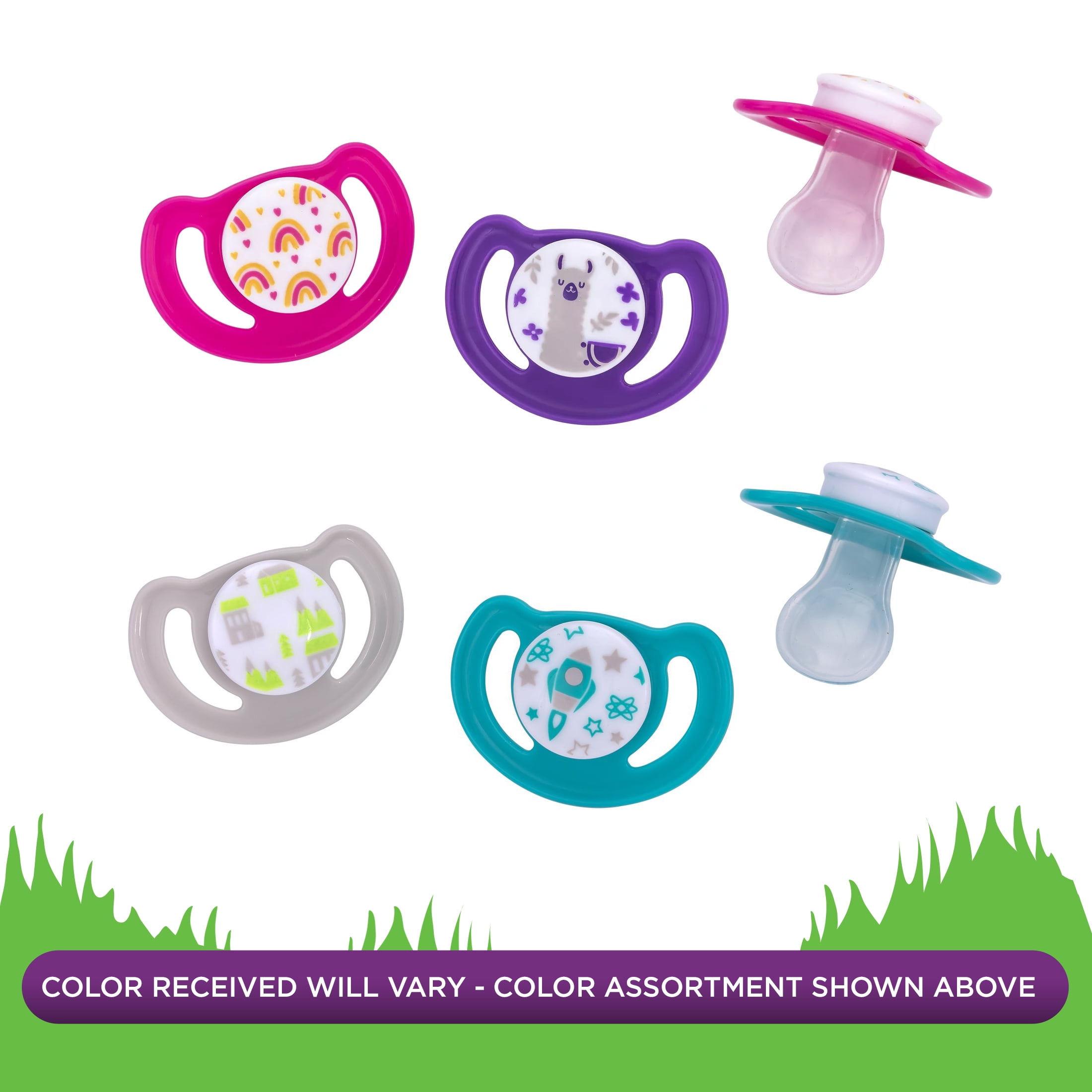 Parent's Choice Silicone Orthodontic Vent Toddler Pacifiers, 18+ Months, 2 Pack
