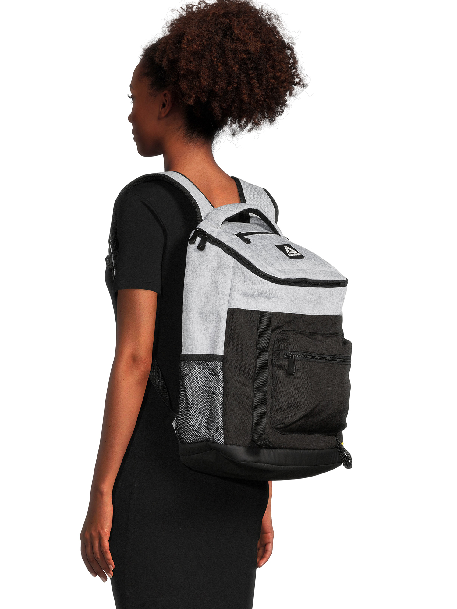 Reebok Unisex Adult Bobbie Top Loader 18.5" Laptop Backpack, Light Heather Grey - image 2 of 6