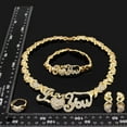 thumbnail image 3 of JoeytheJewelryNY HUGS &KISSES xo I love you set gold Plated #24, 3 of 4