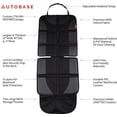 thumbnail image 6 of Autobase Car Seat Protector Under Car Seat | Baby Car Seat Accessories | Heavy-Duty Non-Slip Rubber Padded Backing (Black, XL – 1 Pack), 6 of 7