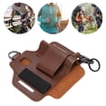 thumbnail image 1 of Organizador de la Bolsa de Herramientas de Cuero Portátiles de Cuero Con Vaina Multiártula para Acampar Actividades Al Aire Libre, 1 of 7