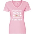 thumbnail image 3 of Inktastic Only the Best Moms Get Promoted to Grandma Women's V-Neck T-Shirt, 3 of 5