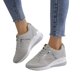 thumbnail image 1 of Zapatos de cuña informales de gran tamaño con tira dorada, zapatillas cómodas antideslizantes para correr para mujer, uso diario, 1 of 5
