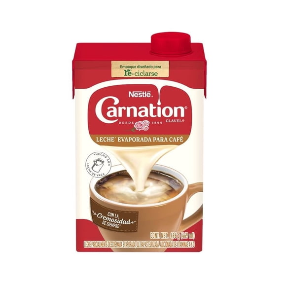 Leche Evaporada Para Café Carnation clavel Clavel para café 469 ml