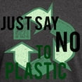 thumbnail image 3 of CafePress - Just Say No To Plastic Dark T Shirt - Men's Classic Graphic Cotton T-Shirt, 3 of 4