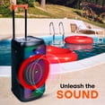 thumbnail image 2 of Pyle Audio Large Bluetooth Party Speaker - Big Bluetooth Speaker with True Wireless Stereo System - Enjoy Powerful Bass and Clear Treble - Portable Big Speaker - PPHP1979-160W, 2 of 5