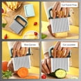 thumbnail image 4 of Stainless Steel Wavy Crinkle Cutting Tool With PP Handle, Wavy Blade Chips Cutter  Potato Cutter With Wavy Edge For Potatoes, 4 of 8