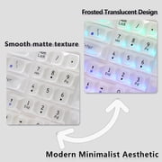Tri-Mode Mechanical Keyboard with RGB, Hot-Swappable, Translucent White