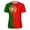 Z02-Red, variant on Men Soccer T-Shirt Raglan Top Football Portugal Jersey Fan Tee Shirt Portugal Graphic Crew Neck Short Sleeve Casual Shirt Tops L