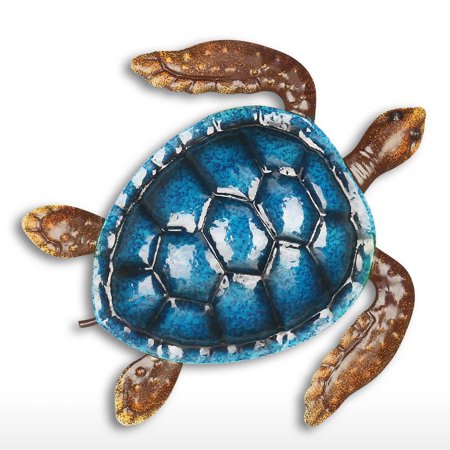 Blue Turtle Wall Decor Coast Ocean Sea Wall Art Iron Animal Wall Decor Home Bedroom Decoration Walmart Canada