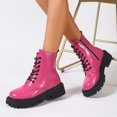 thumbnail image 7 of KEVCHE Women's Chunky Heel Short Ankle Boots, Fall Winter British Retro Chunky Heel Short Boots with Breathable Lining and Cushion Sole, Trendy Boots for Daily Wear, 7 of 7