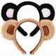 thumbnail image 1 of 2 Diademas con orejas de oso de dibujos animados, esponjosas, para el pelo, ideales para Halloween, Navidad y cosplay., 1 of 7